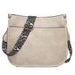 Zipper PU Leopard Messenger Bag - KOC