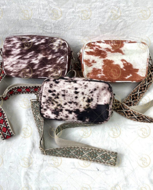 Cow Crossbody Bag