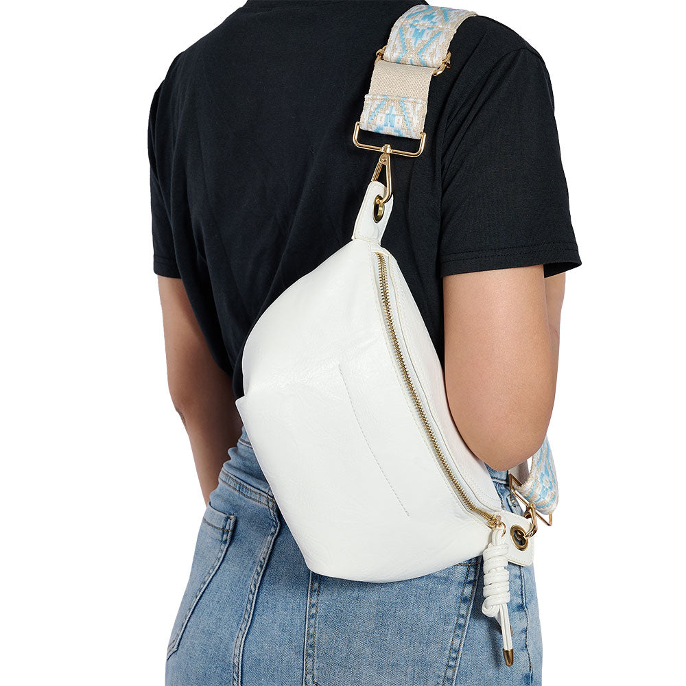 Retro New PU Chest Bag