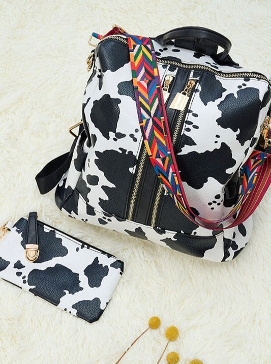 Colorful Strap Fashion Backpack