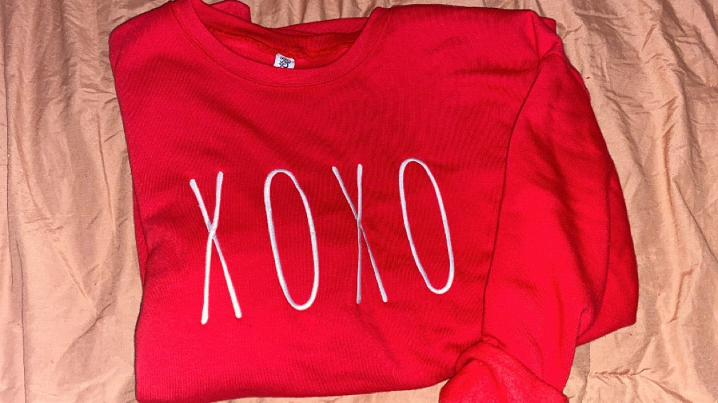 xoxo sweater