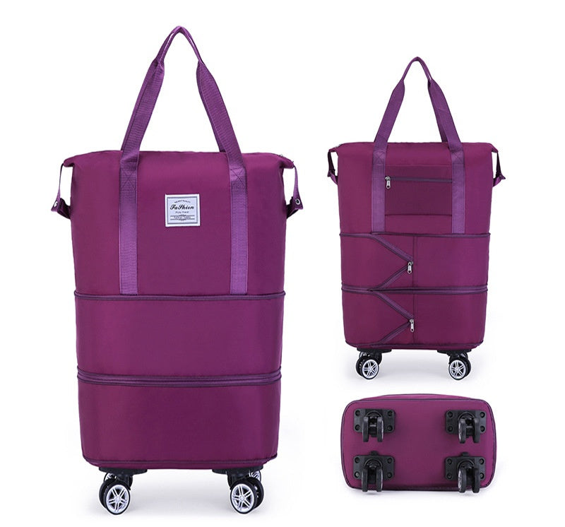 Compactable Bag with Removable Wheels