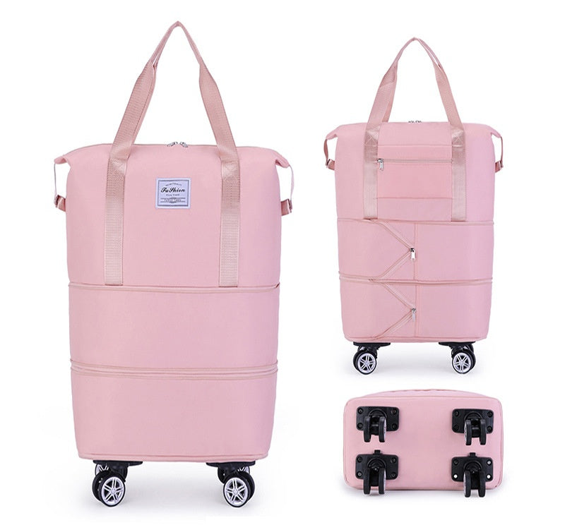 Compactable Bag with Removable Wheels