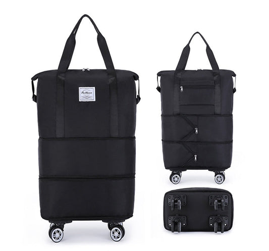 Compactable Bag with Removable Wheels