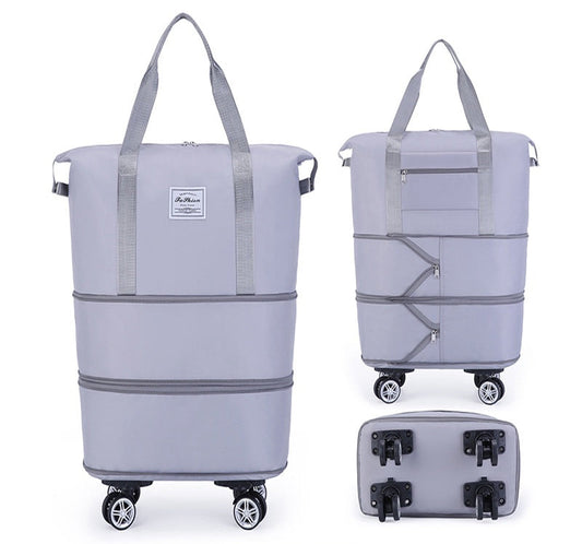 Compactable Bag with Removable Wheels