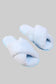 New Cross Plush Slippers - KOC