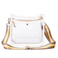 Colored Strap PVC Transparent Crossbody Bag