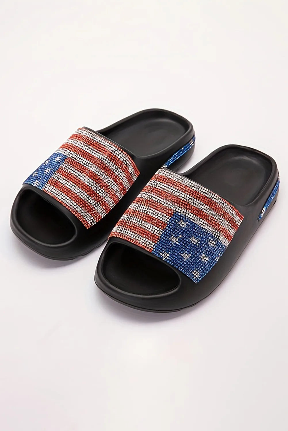 American Flag Thick Sole Slippers