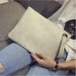 Vintage Leather Oversized Clutch Bag