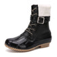 Anti-Slip Plush Boot for Outdoor-Black