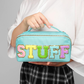 Portable Letter Cosmetic Bag