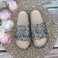 Adult and Kid Leopard Thick Sole Slippers