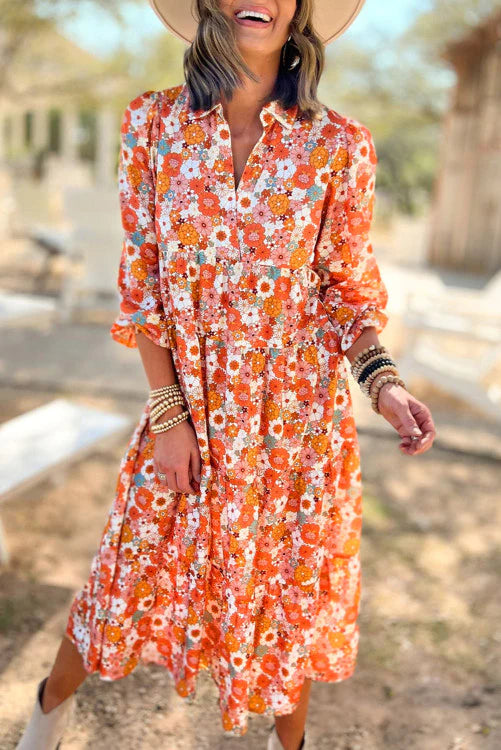 Boho Floral Dress