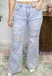 Light Blue Distressed Jeans RTS