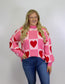 Plus Size Heart Sweater RTS