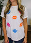 Sequins Footballs Tee RTS