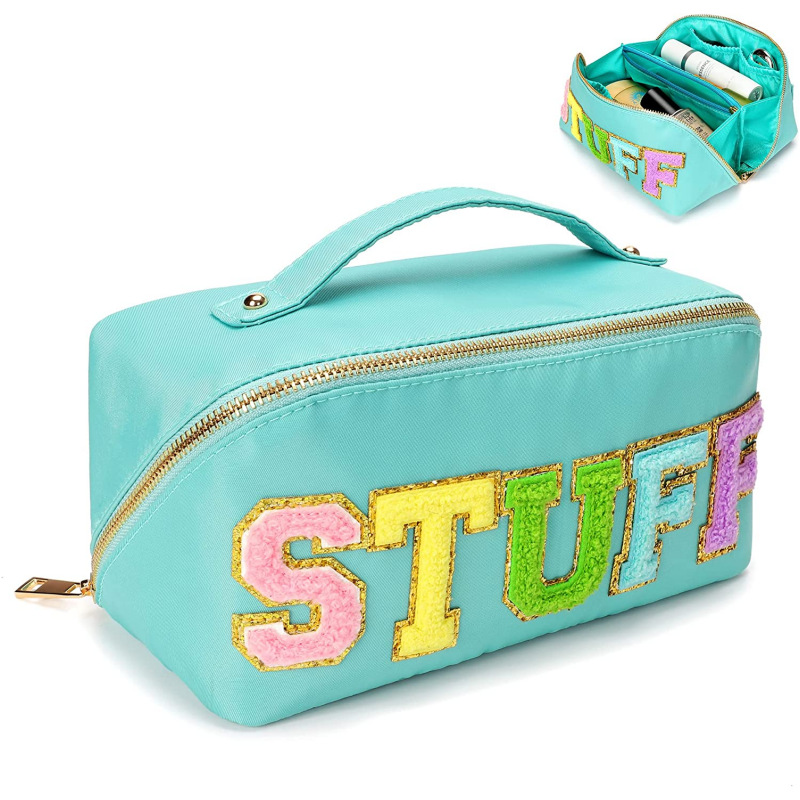 Portable Letter Cosmetic Bag