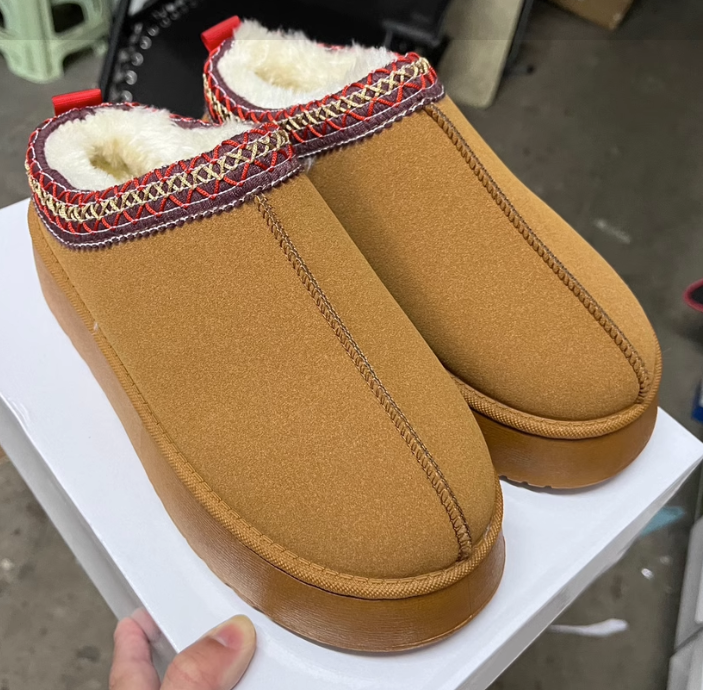 Fleece Warm Thick Sole Cotton Shoes