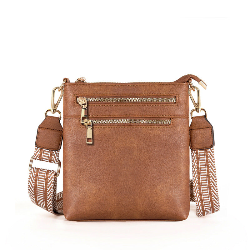 Retro Contrast Crossbody Bag