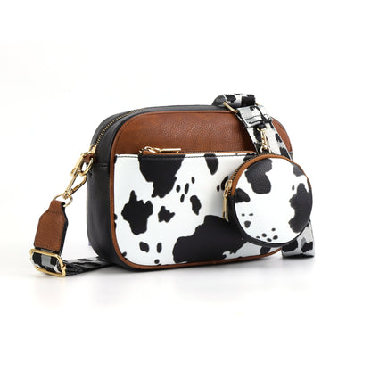 Cow Print Crossbody Bag