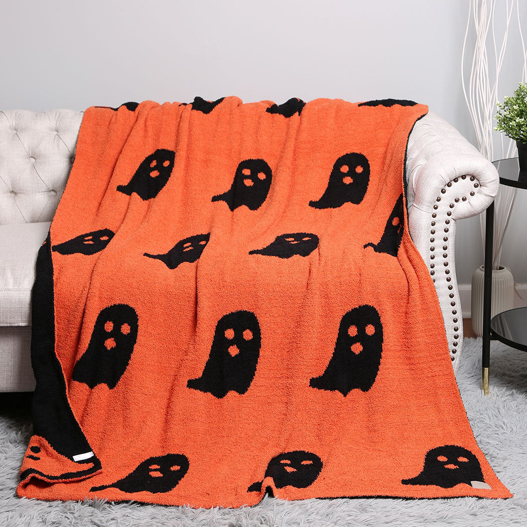 Half Fleece Ghost Blanket