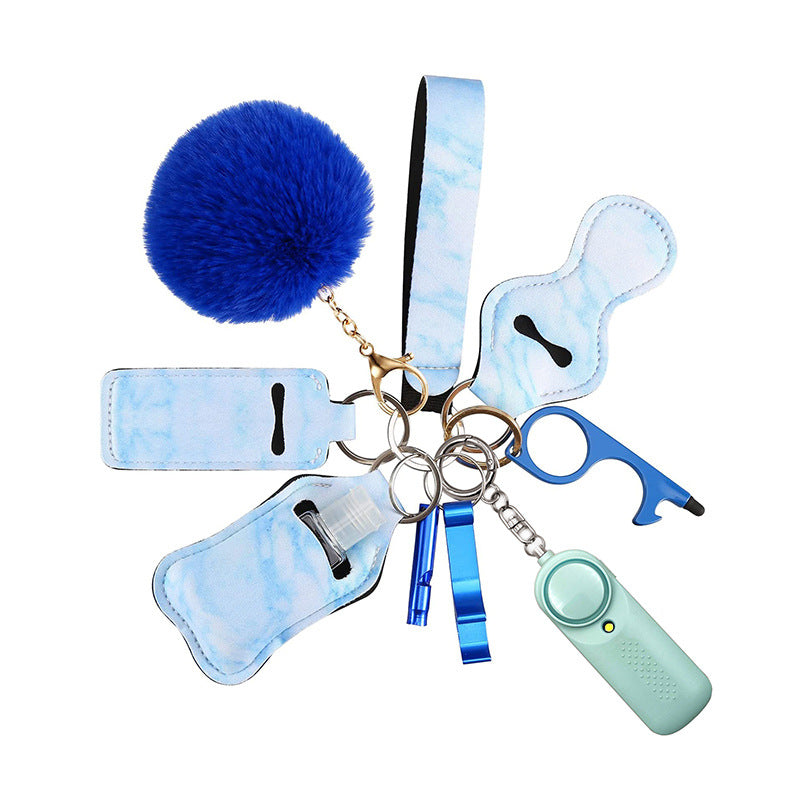 Self-defense Alarm Keychain Set