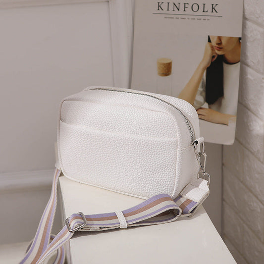 Solid Colour Crossbody Bag