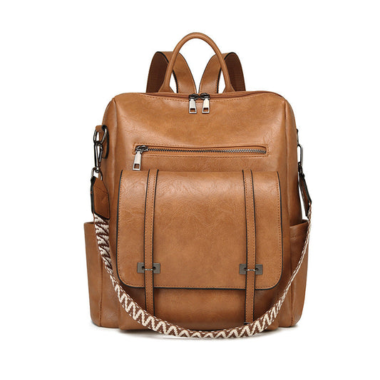 Embroidered Strap Attached  Backpack