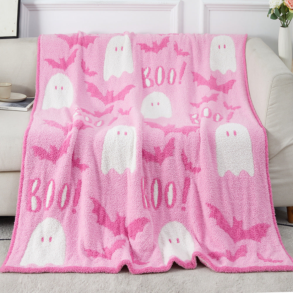 Half Fleece Ghost Blanket