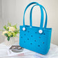 Solid Color EVA Beach Tote