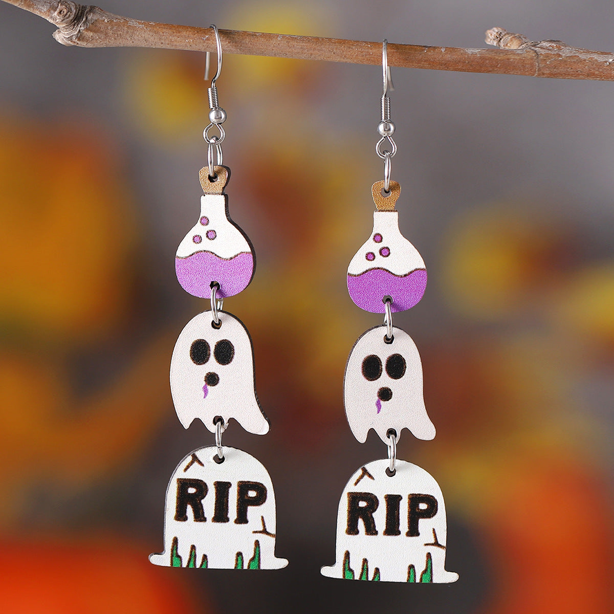 Halloween Cute Ghost Earrings