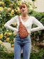 Explosive Textured Women's Chest Bag