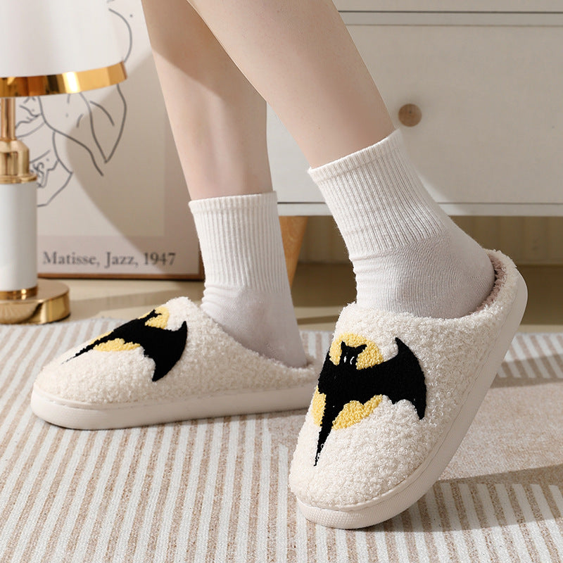 Halloween Bat Cute Non-Slip Slippers