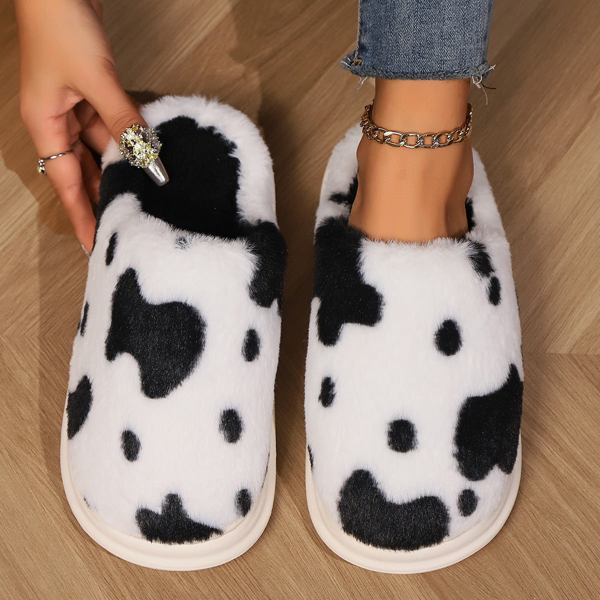 Soft Cow Slippers