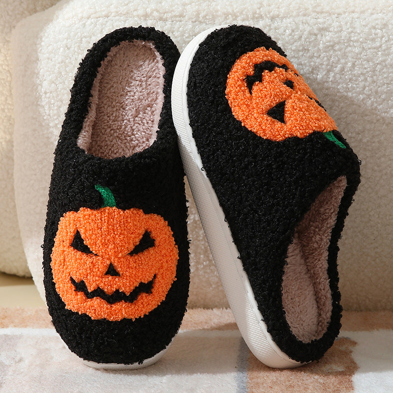 Halloween Pumpkin Cutton Slippers