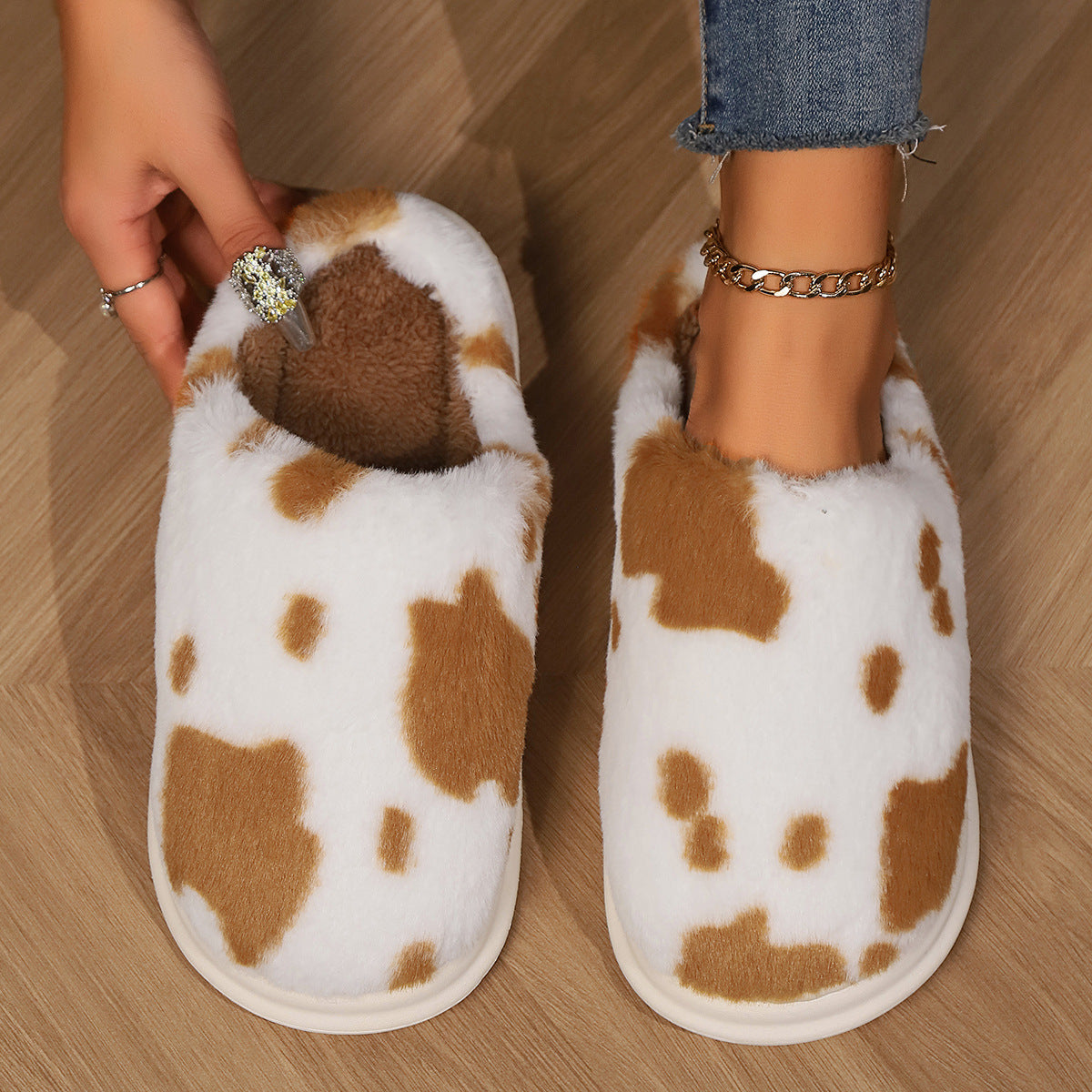 Soft Cow Slippers