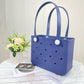 Solid Color EVA Beach Tote