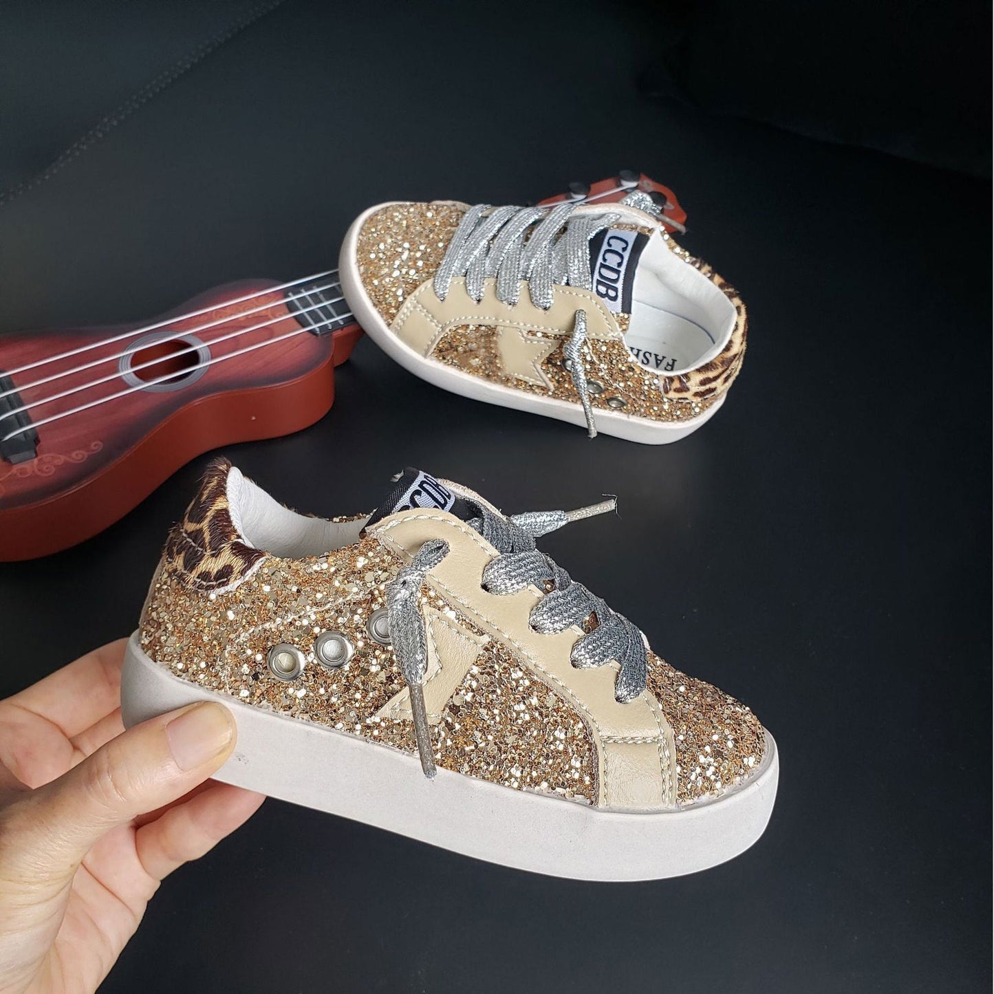 Fashion Sequins Kids Shoes