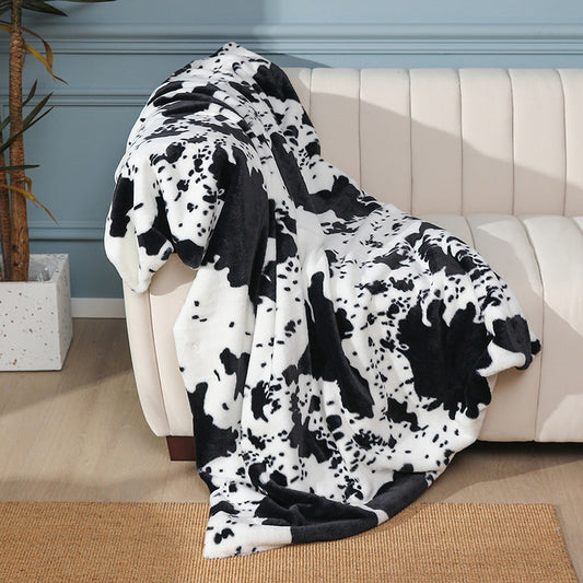 Animal Print Thickened Blanket