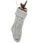 Hand Embroidered Name Knitted Christmas Stockings