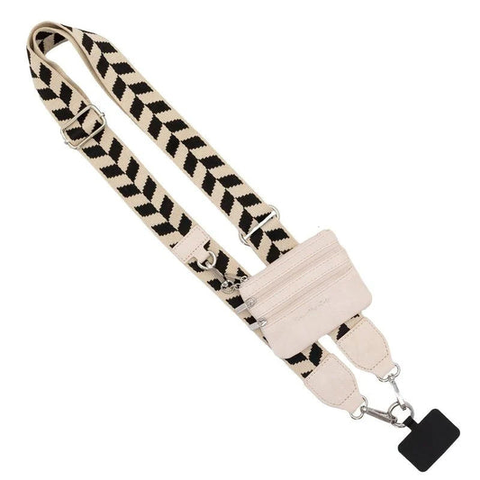 Diamond Print Strap with Small Bag