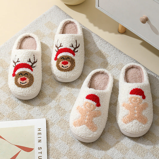 Cute Christmas Cutton Slippers