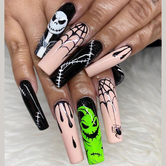 Halloween Fake Nails