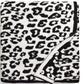 Half Fleece Leopard Blanket