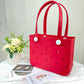 Solid Color EVA Beach Tote