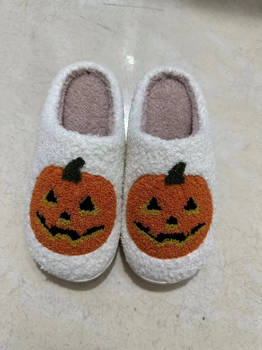 Halloween Pumpkin Cutton Slippers