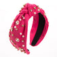 Baseball Pearl Headband