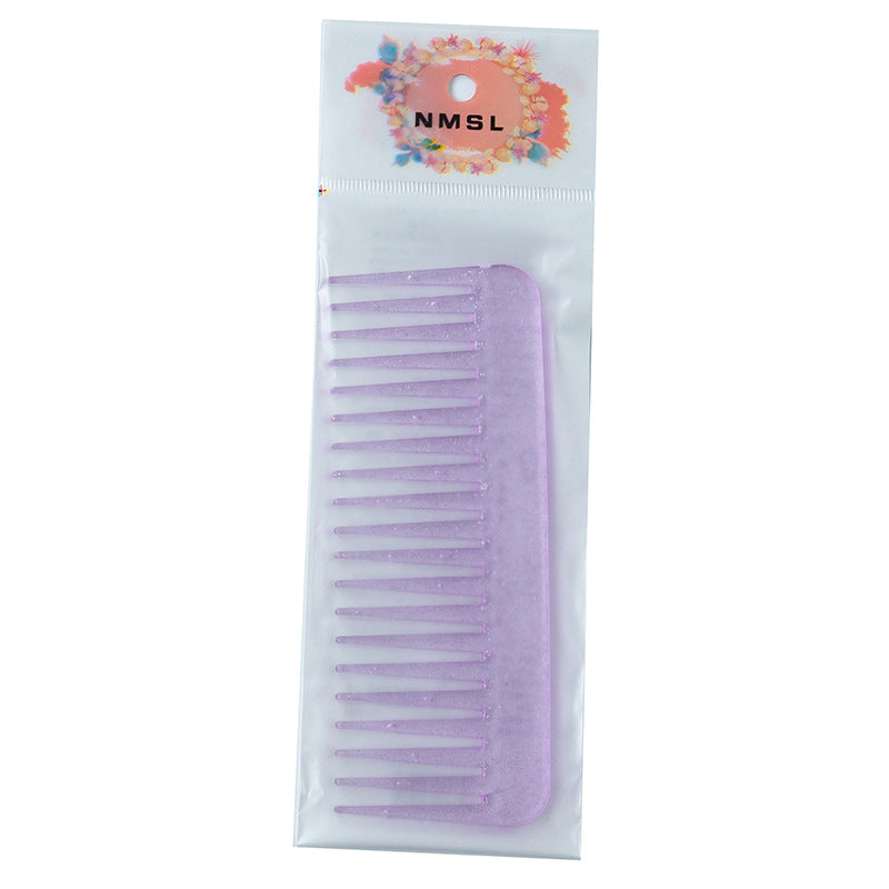 Plastic Colorful Glitter Comb