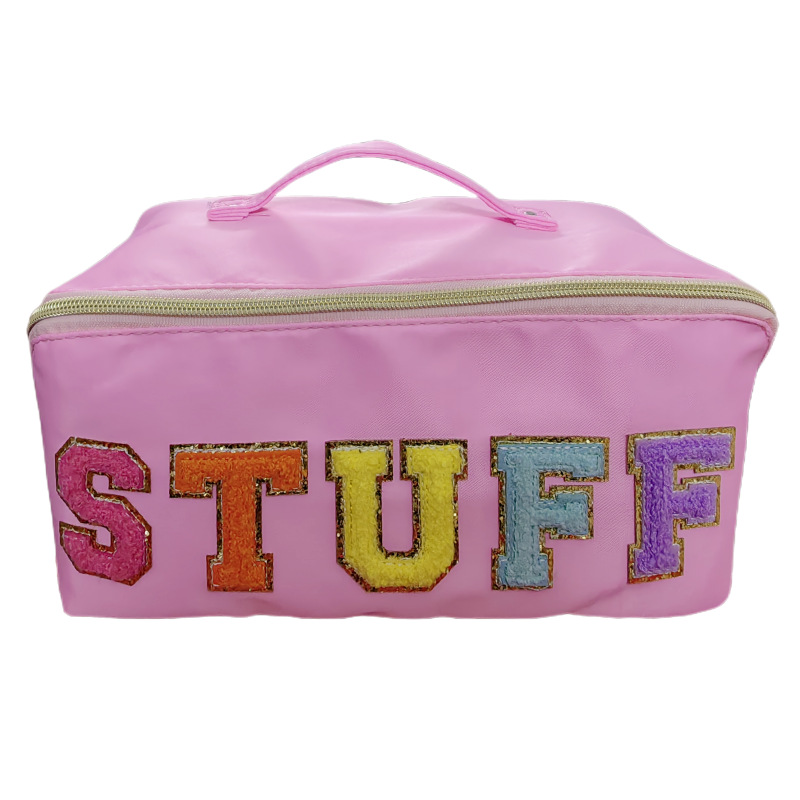 Portable Letter Cosmetic Bag