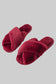 New Cross Plush Slippers - KOC